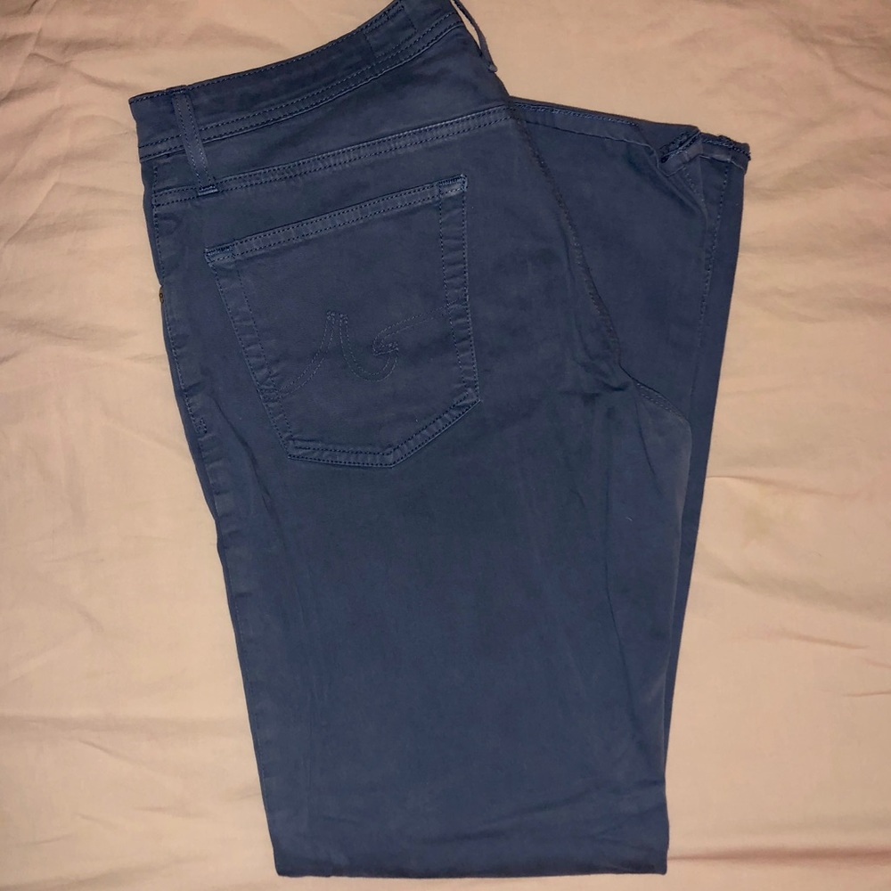 AG Adriano Goldschmied Graduate Navy Chinos 34x32